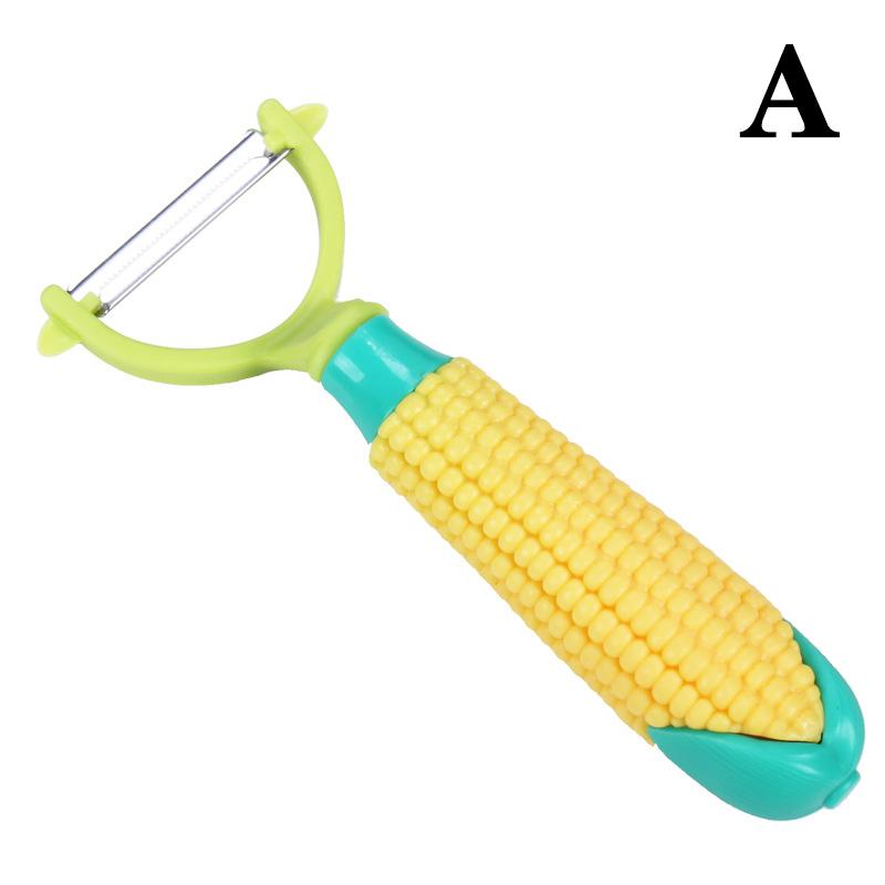 

Кукурузорез из нержавеющей стали с эргономичной ручкой, кукурузоочиститель, очистите кукурузу, разделите и наслаждайтесь свежей кукурузой с минимальными усилиями, фруктово-овощной очиститель