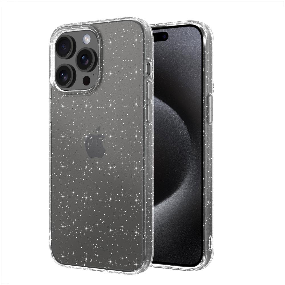 Disponible: Coque de téléphone ultra-fine à paillettes pour 17 Pro Max, 16 Pro, 15/14. Doux, Élégant, Résistant à l'usure.