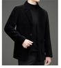 Men's 2025 Winter Fashion Lambswool Shearling Coat, Double-Sided Wear - Casual Style for Young and Middle-Aged