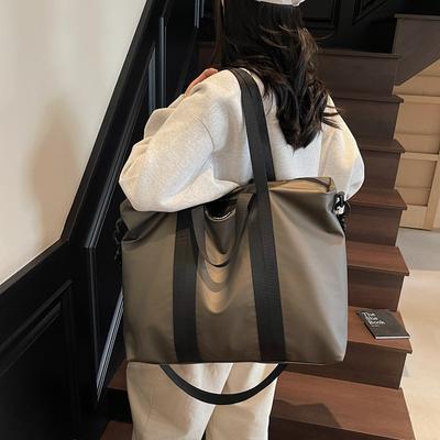 Kurzstrecken-Handtasche Damen große Kapazität neue Geschäftsreise-Gepäcktasche Stoff Schulter-Umhänge-Pendeltasche