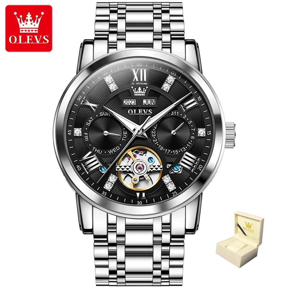 Neue Top-Herrenuhr, multifunktionale mechanische Uhr, vollautomatische Business-wasserdichte Herrenuhr