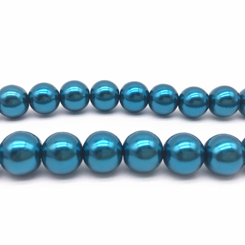 NEW 4/6/8/10mm Round Beads Loose Glass Pearl Spacer Charm Beads for Jewelry Making Diy Handmade Bracelet Accessories