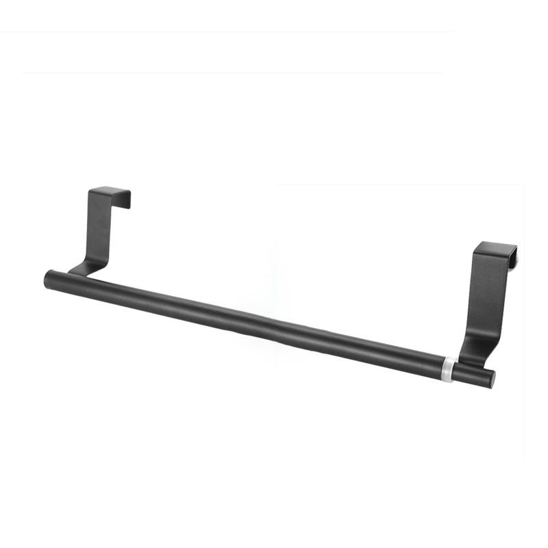

Вешалка для полотенец для ванной комнаты, неперфорированная, вешалка для полотенец для ванной комнаты, вешалка для хранения в ванной комнате telescopic long black (30-50cm)