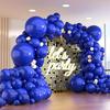 106PCS Royal Blue Balloons Garland Blue Balloon Arch Kit Graduation Wedding Anniversary Baby Shower Birthday Party Decoration