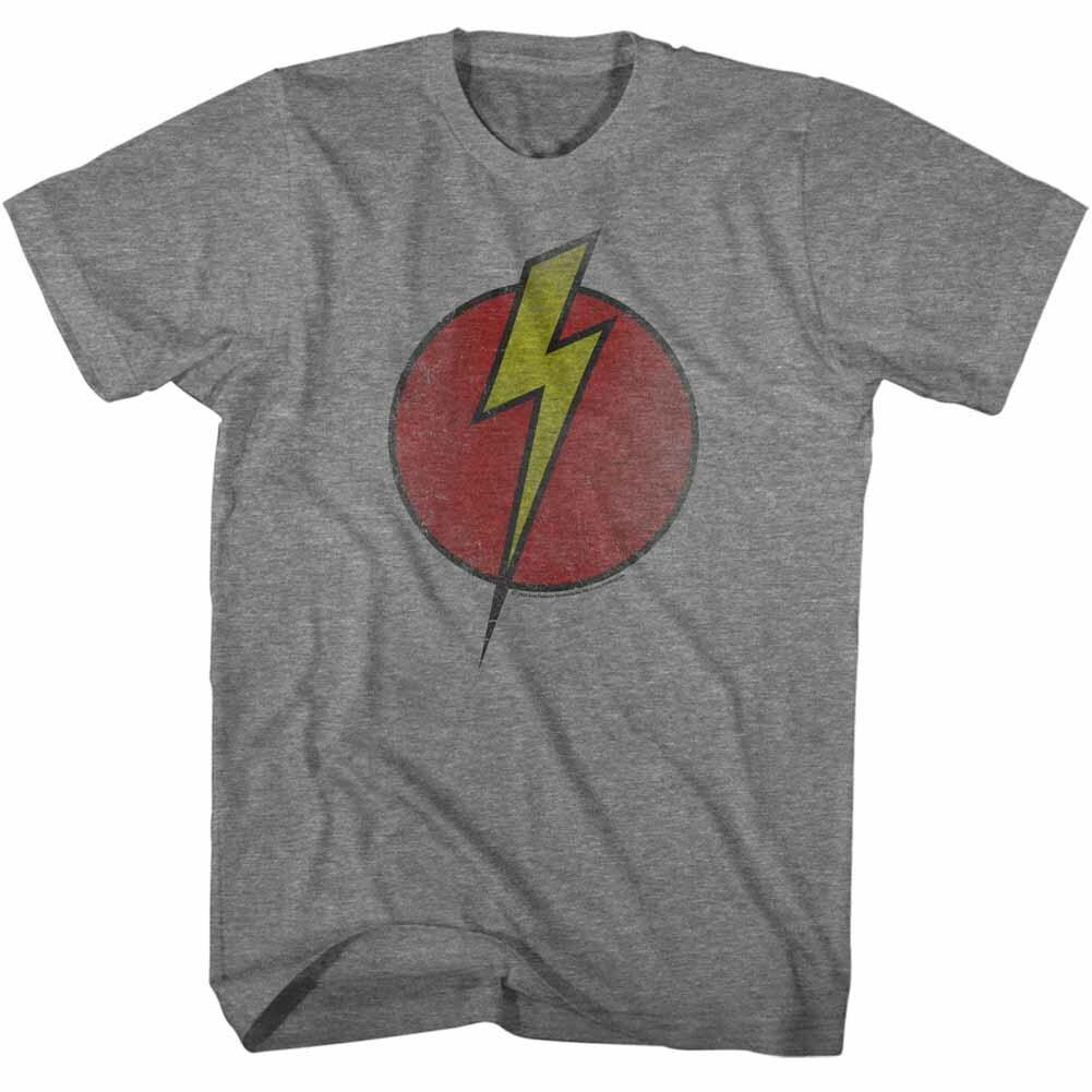 Flash Gordon Classic 80 Movie Lightning Bolt Circle Badge Men T Shirt XL