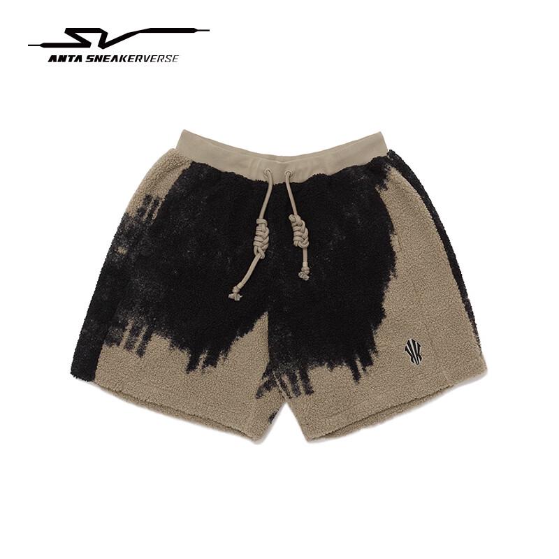 Anta SV Kyrie Series Unisex Knitted Lambswool Casual Shorts M
