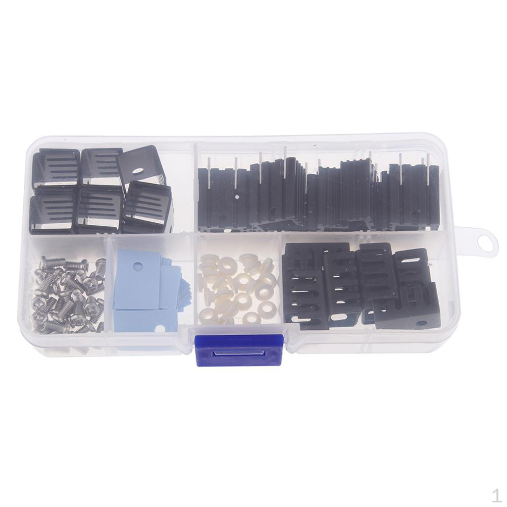 

Transistor Radiator / Heatsink Sink TO220 Assembly Kit Easily Install