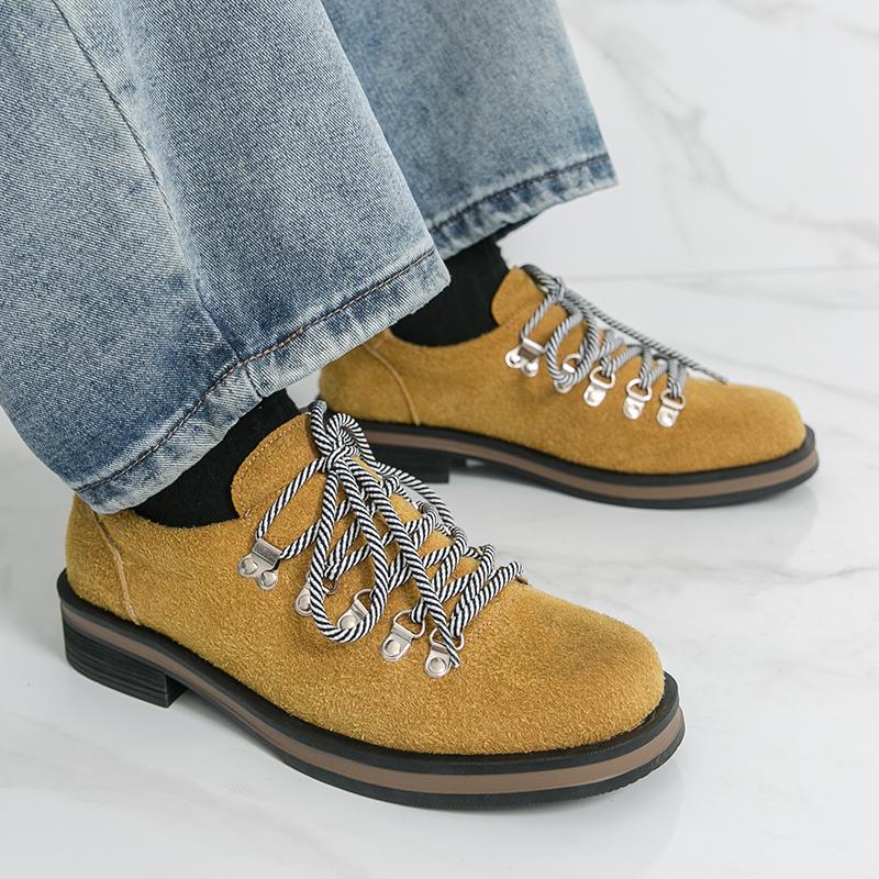 Pánské Oxfordy Elegantní Outdoorové Ležérní Nízké Kozačky Boty Velké Velikosti