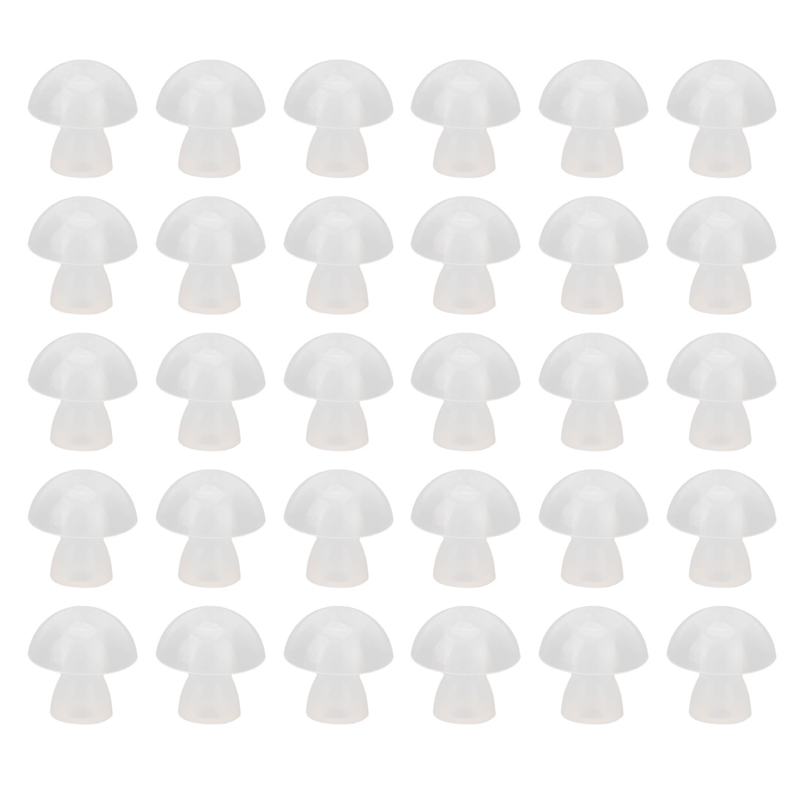 Health & Beauty Product White 30Pcs Hearing Amplifiers Eartips Soft Silicone Accessories Replacement Earbud L
