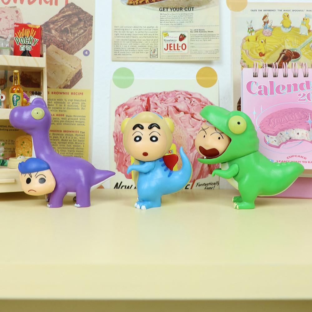 Crayon 6pcs Shin Chan Action Figure Decoration Doll Cartoon Toy Kids Anime Gifts