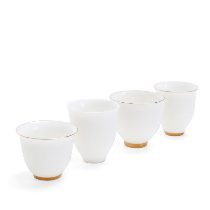 Dehua White Porcelain Mutton Fat Jade Kung Fu Tea Cup