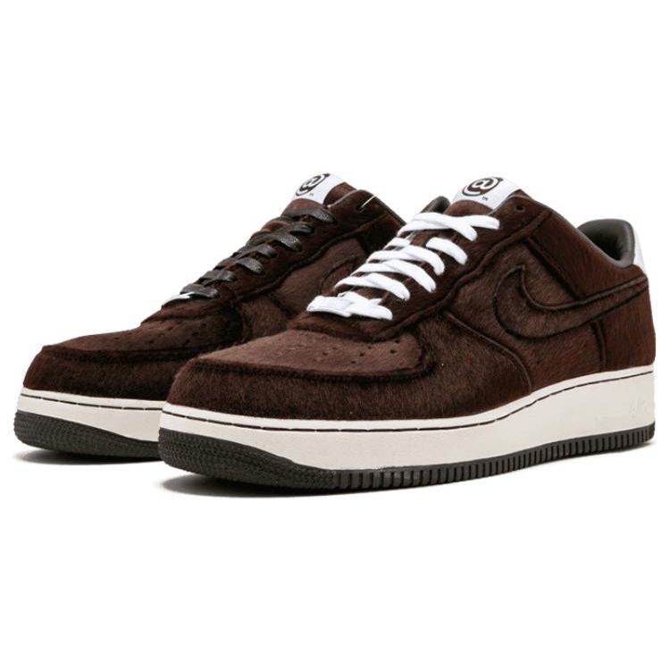 Nike Air Force 1 Low Prm Tz Bearbrick Men Sneakers Brown Dark-Cinder 512518-220