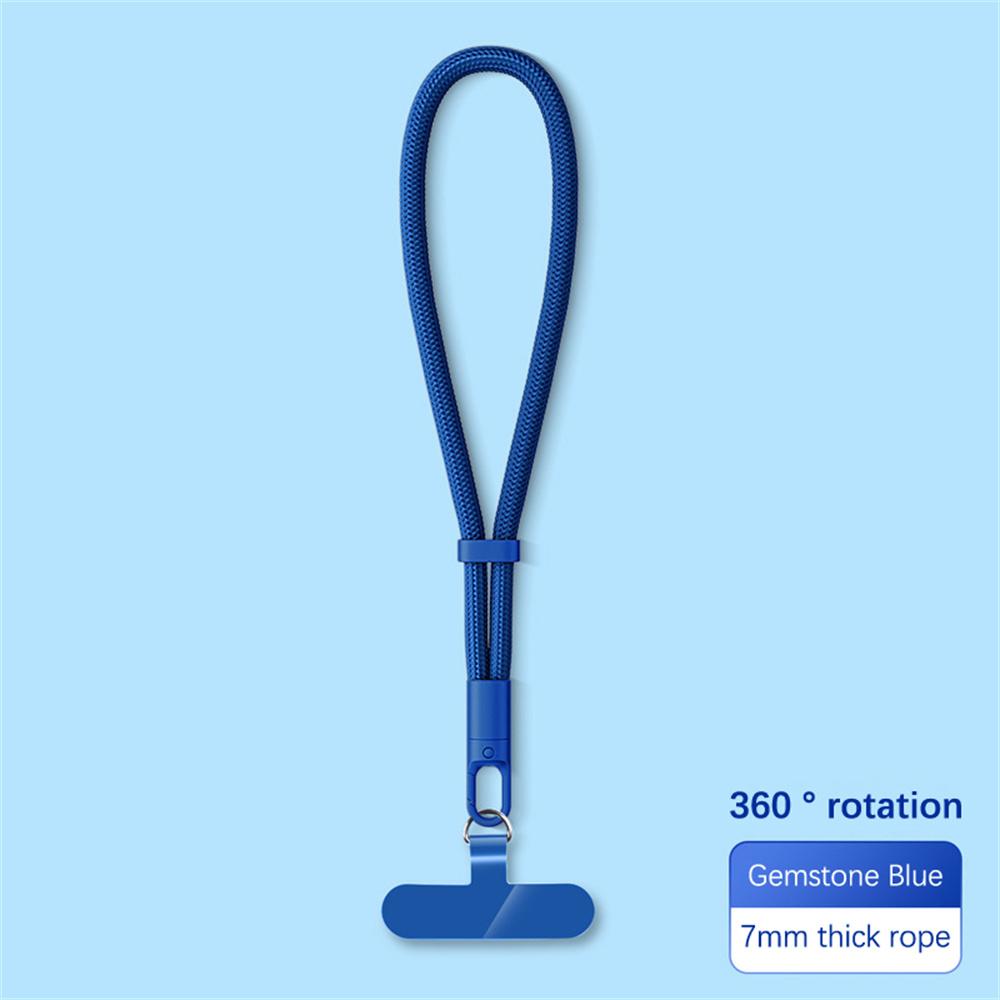 Anti-drop Mobile Phone Lanyard Universal Adjustable Short Wrist Straps with Self-locking Design Durable Polyester Phone Strap