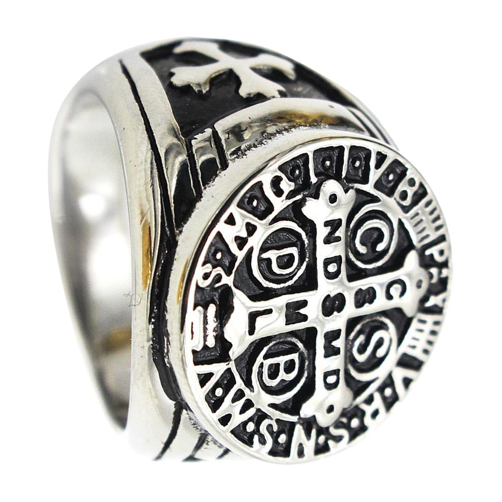 Anello Vintage alla Moda da Uomo Decorativo Comodo Senza Sbiadire Robusto Anello da Dito da Uomo NO 10