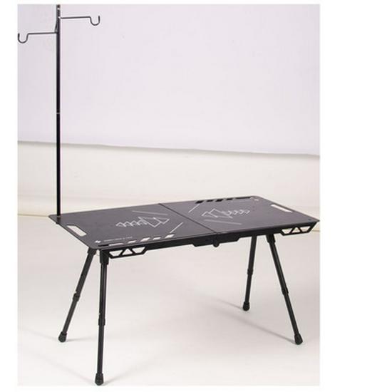 Black Folding Portable Tactical Outdoor Camping Table - Lightweight & Multifunctional for Picnic & More