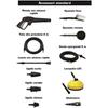 Pressure Washer 170 bar 2500W with Lavor Planet 170 Extra accessories