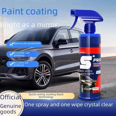 Spray Rivestimento Nano per Auto ad Azione Rapida 500ml - Cera per Vernice e Smalto Idrorepellente