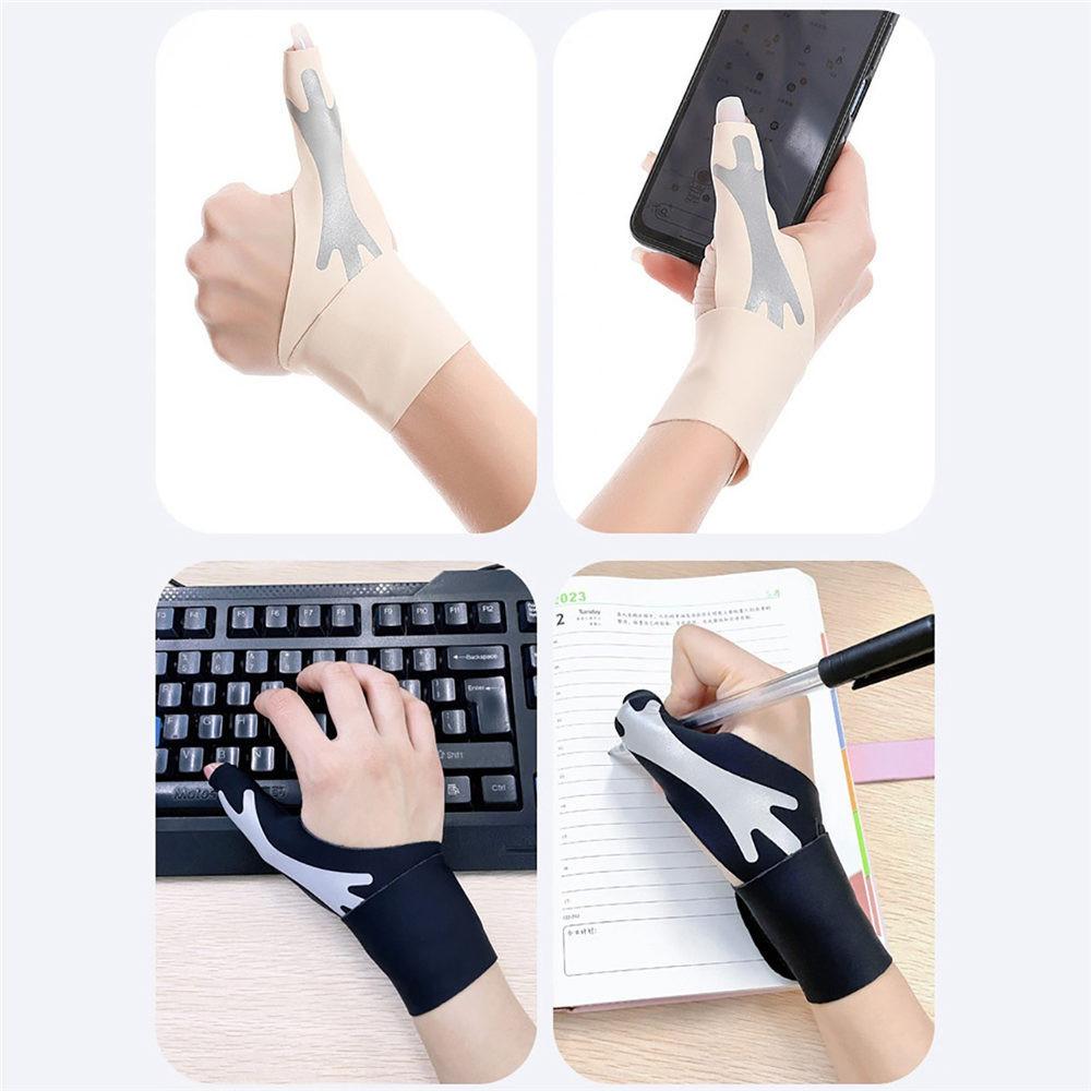 1Pcs Light Thin Thumb Tendon Sheath Wrist Guard Anti Sprain Thumb Protective Sleeve Orthodontic Pressure Wrapped Wrist Guard