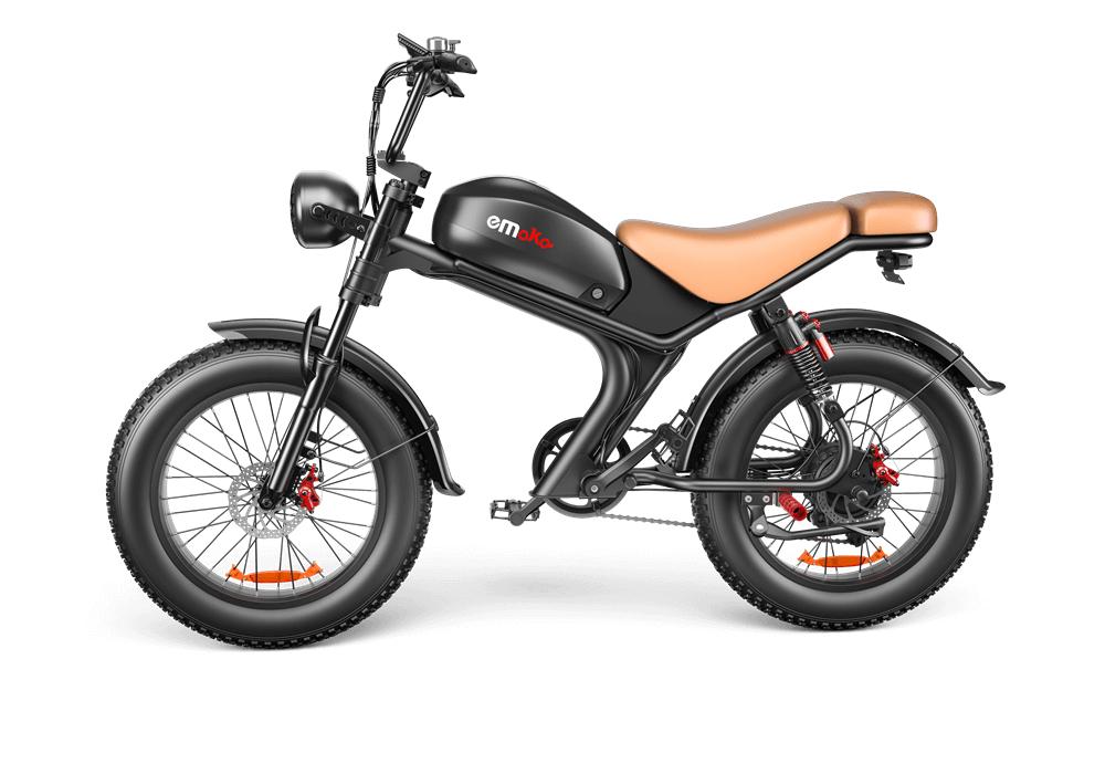 Electric Bicycle EMOKO C93 1000W Motor Electric Bike Adult Top Speed 50Km/h 48V 20AH Max Range 90Km Load Black