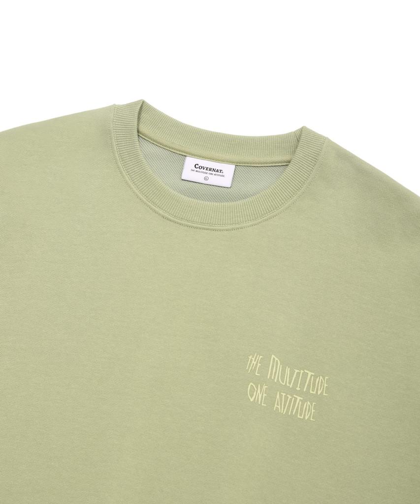 COVERNAT Sketch Sweatshirt Sage Green