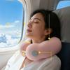 PVC Travel Neck Pillow - Inflatable U-Shape for Airplane/Car Lumbar Support Cushion, Multi-Scenario Use
