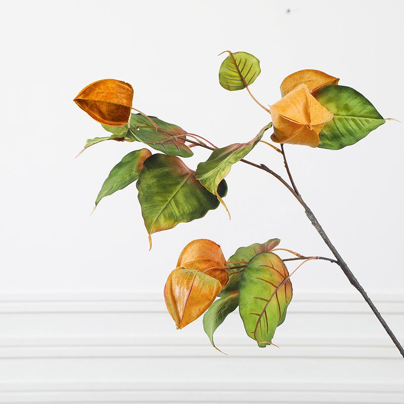 

Искусственный цветок большой фонарь цветок украшение дома имитация растения свадебный имитация цветка зеленый горшок для растений жёлтый