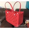 Borse estive carine con buchi Borsa a spalla in EVA Borsa da spiaggia mini in gelatina DIY Borsa a tote