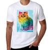 Unicorn Rainbow Cat Kitten Tshirt Essential Solid Color Tshirt