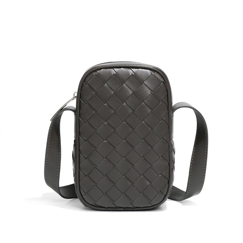 Sommer Vertikale Handytasche, Gewebte Ein-Schulter-Tasche, Mini-Tasche, Multifunktionale Umhängetasche