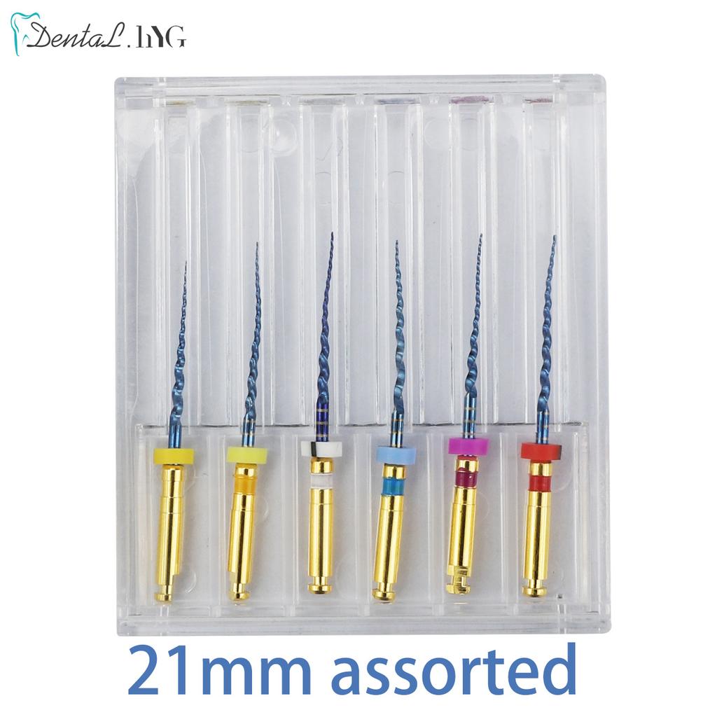 Zahnärztliche SX-F3 Blaue Feilen Nickel-Titan Rotierend Universell Motor Endodontisch Anti-Ermüdung Konstant Nadel Zahnmedizin Wurzelkanal Material