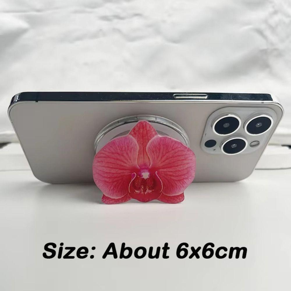Cymbidium Phone Grip Support Acrylic Phone Finger Ring Mount for iPhone for Magsafe