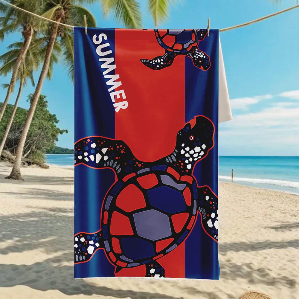 New, Double-sided Velvet Beach Towel, Support Surf Towel, Sports Towel.