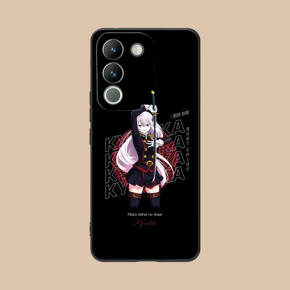 Mato Seihei No Slave Uzen Kyouka Phone Case for VIVO V60 V50 V40 V30 V29 V27 V25 V23 Pro Lite 5G Colorful Printing Cover Luxury