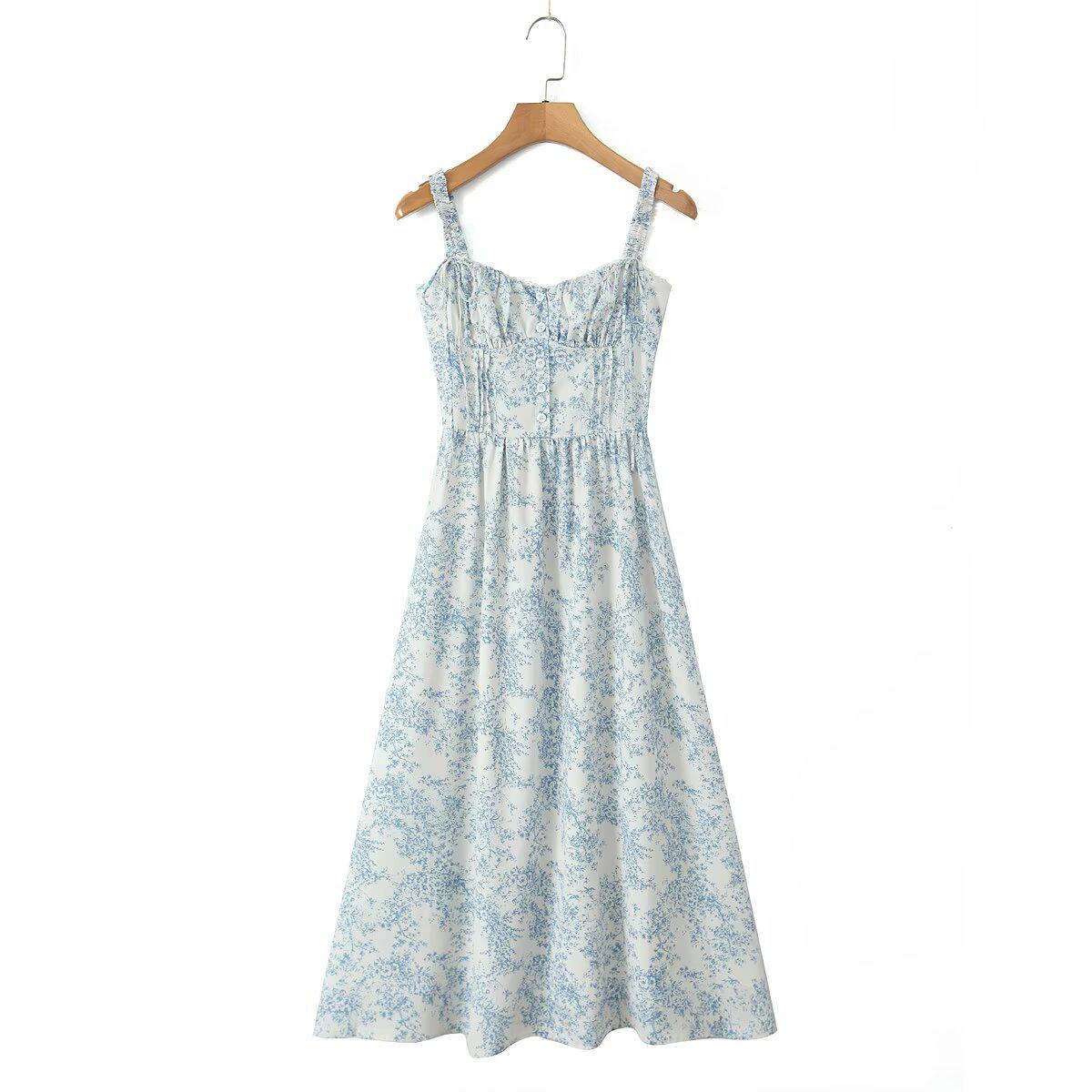 

Autumn Women s Solid Color Sleeveless Tie-Strap Long Dress Small