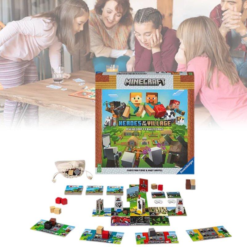 Minecraft Card Board Games Family Entertainment Multiplayer Party Activity Item