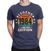 LEGEND 1984 VINTAGE Anniversary T-Shirts Men Fashion Cotton Tees O Neck Short Sleeve T Shirts Tops