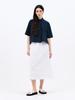 Jun By Jun K Crease Midi Skirt_White
