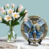 1PCS 2D Flat Home Decor Wooden Disc Angel Sub Series Holy Angel Redemption Bedroom Wall Decorations Photo Props Decoration elvis