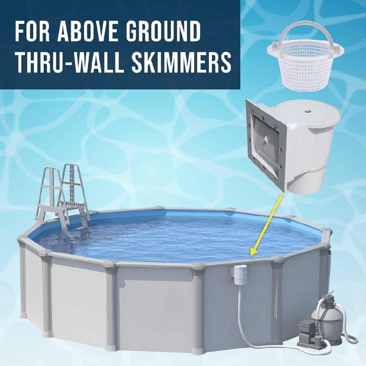 Quickly Change Skimmer Basket High Efficiency Pool Skimmer Basket Swimming Pool Maintenance Accessories