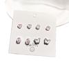 Exquisite and Compact Alloy Set Earrings, Sweet, Niche, Simple, New Style Stud Earrings, Versatile Butterfly-shaped Earrings