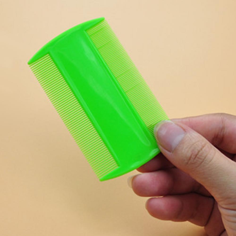 Haustier Flohkamm Doppelseitiger Nissenkamm Staubentferner Feinzahn Kopfläuse Haarkämme für Haustierflöhe Katzenhaarreinigungszubehör