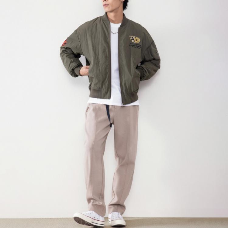 New Converse Puffer Jackets Men's Army Green MCJ127-E48