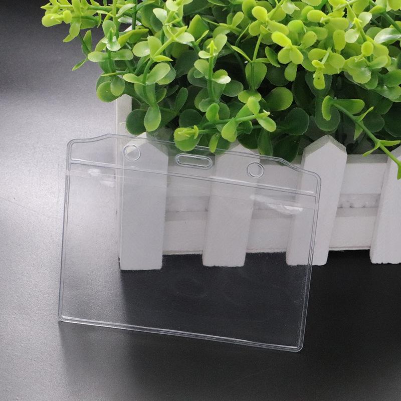 

Простота Обложка для сертификата выставки Феррула Держатель для бейджа Обложка для карт Держатель для документов Прозрачный мягкий для студенческой идентичности