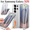 360° Full Body Case for Samsung Galaxy S26 Plus Ultra Silicone TPU+PC Transparent Protective Cover/Case for Samsung S26 Ultra