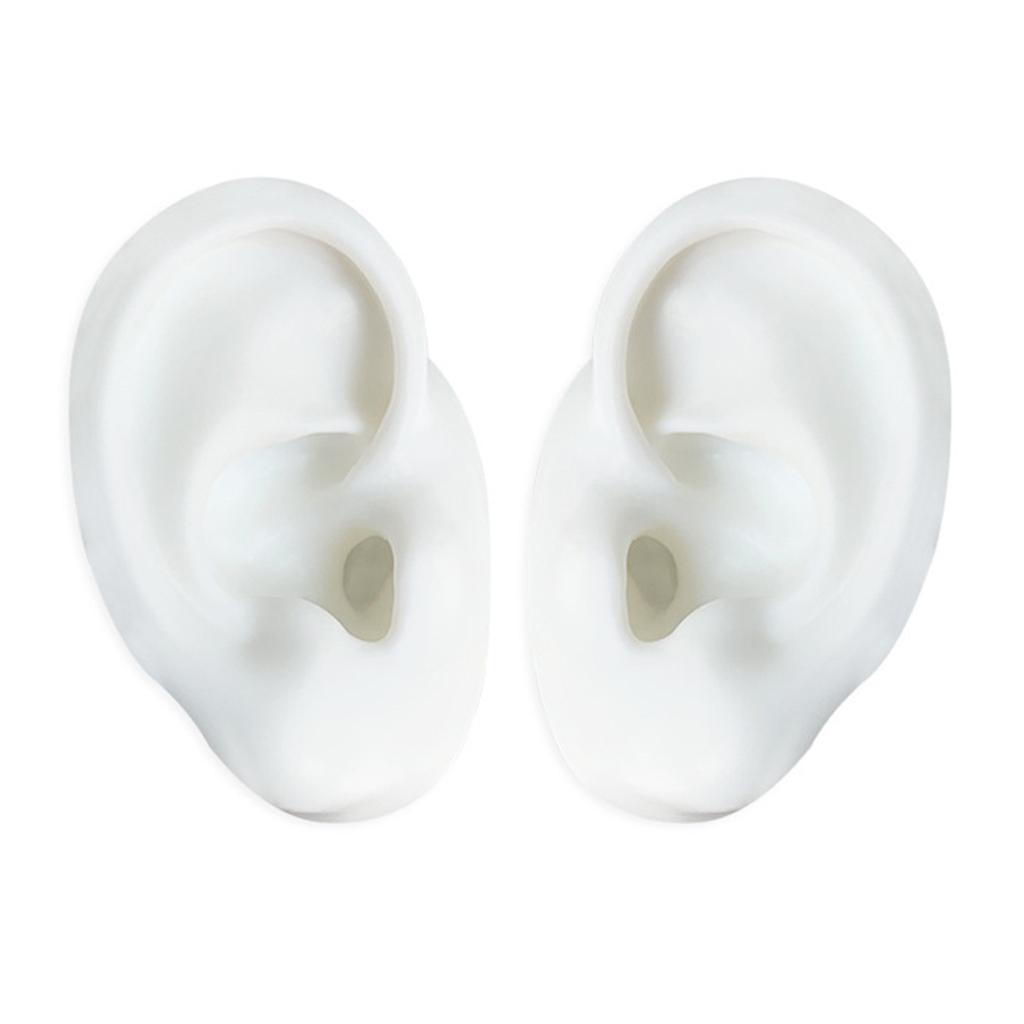 Silicone Human Ear Model Puncture and Perforation Practice Teaching Display Prop M