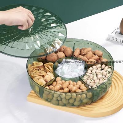 Coupe à fruits pour salon table basse, assiette à collation multi-usage, récipient de rangement pour fruits secs, graines de tournesol, bonbons