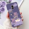 Phone Case For Samsung Galaxy A8+ (2018) SM-A730F / A8 (2018) SM-A530F Elegant Floral Butterfly Soft Silicone TPU Cases