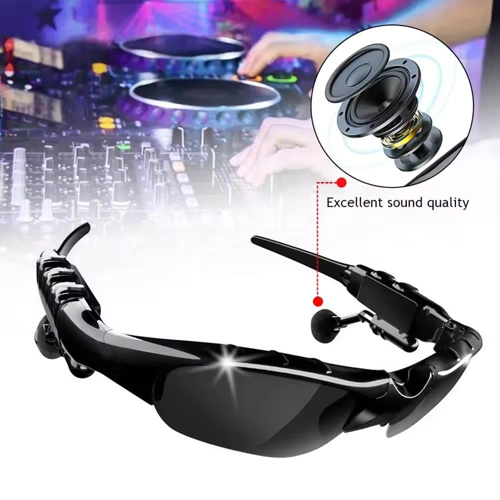 New Design Smart Bluetooth Audio Glasses, Hands-Free Calling Polarized Sunglasses with Stereo Sound for Outdoor Sports Driving
