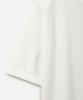 247Silijeu Supima Cotton Collar Half Knit White (A Type)
