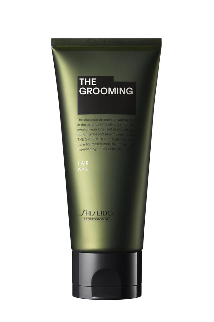 THE GROOMING Wax 80g for Men, Hinoki Scent, Shiseido Professional, Salon Exclusive